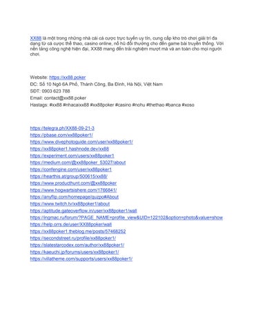 Khám Phá Đỉnh Cao Giải Trí Cách Xxxvlxx Định Hình Xu Hướng Casino Trực Tuyến Hiện Nay